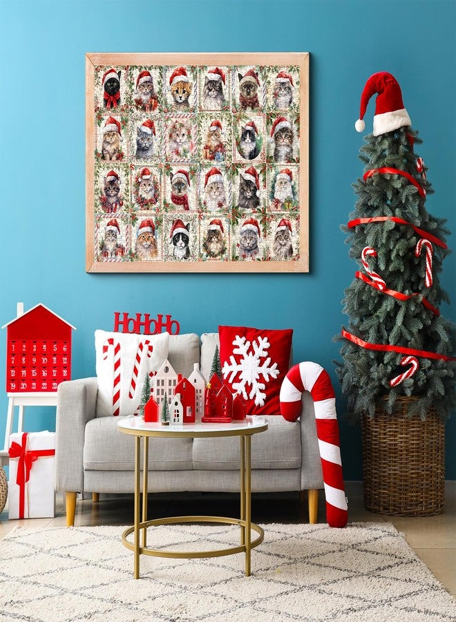 PPuzzling Christmas Cat Puzzles for Adults 1000 Pieces, Funny Animal Jigsaw Puzzle, Impossible Cute Kitty Puzzle as Home Wall Art Decor - Image 3